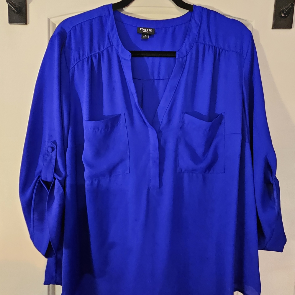 Torrid Royal Blue Women's Blouse